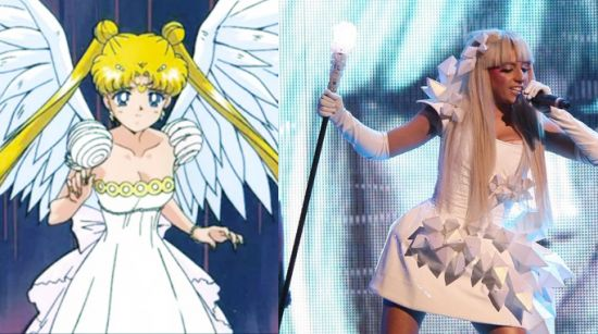 Lady Gaga and Sailor Moon
