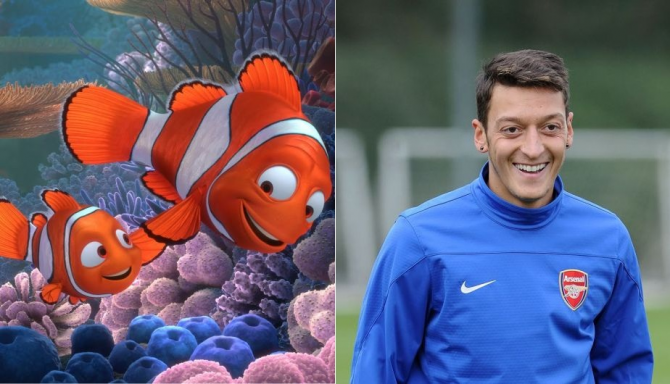 Mezut Özil och Nemo