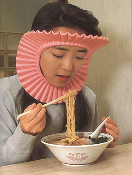 La pettorina per i noodles