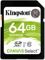 Meno di 20 €: Kingston SD Canvas Select 64 Go