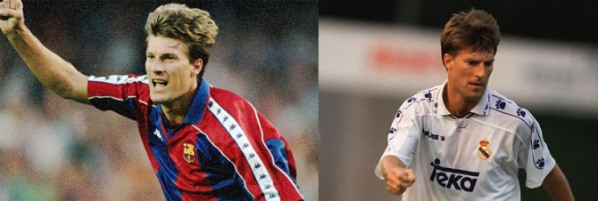 Michael Laudrup (FC Barcelone - Real Madrid)