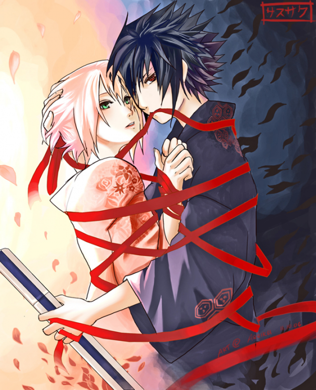 Sakura and Sasuke (Naruto)
