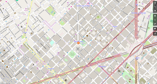 Otevřená mapa ulic