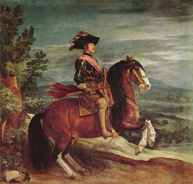 Philip IV menunggang kuda