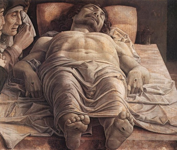 死んだキリストを悼む（Andrea Mantegna）