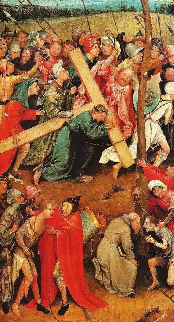 Cristo con la croce al seguito (El Bosco)