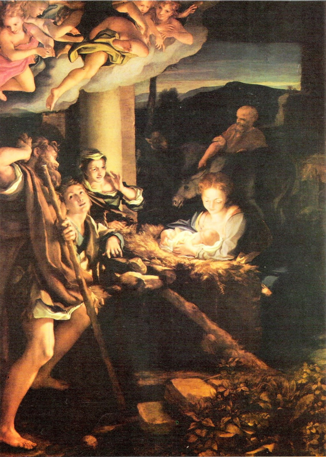L'adoration des bergers (Antonio Allegri da Correggio)