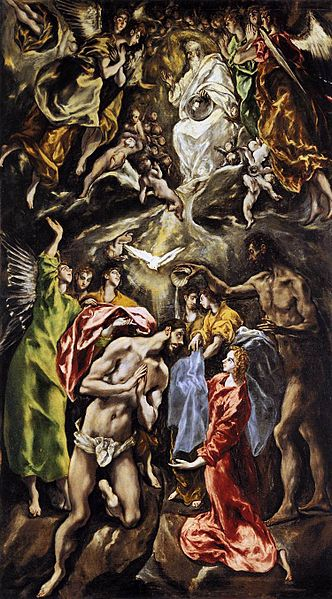 O Batismo de Cristo (El Greco)