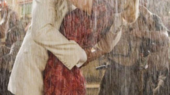 The best kisses in the rain