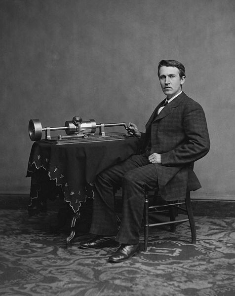Fonograf-Thomas Alva Edison (1878)