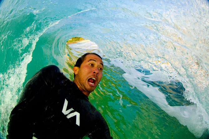 Selfie surfování