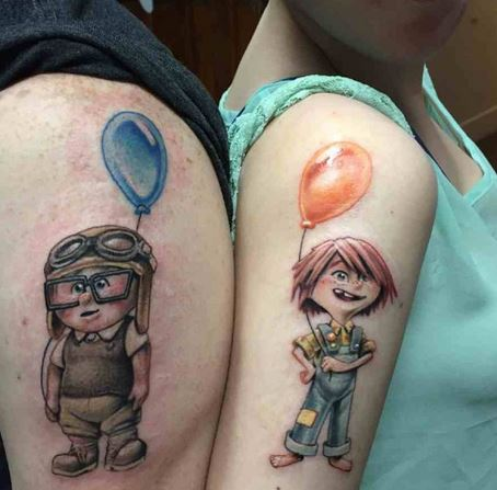 Awesome Disney milenci tetování