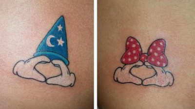 Tatuaje minunate iubitoare de Disney
