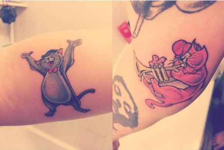 Tatuaje minunate iubitoare de Disney