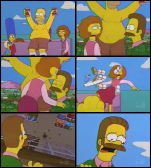 Maude Flanders dalam "The Simpsons"