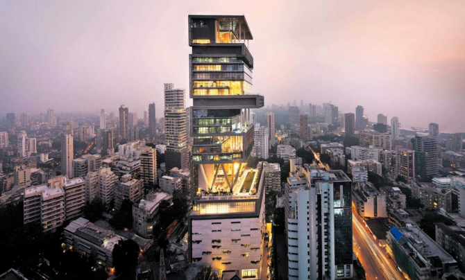 Антилла, Мумбаи (Индия): 1 млрд долларов