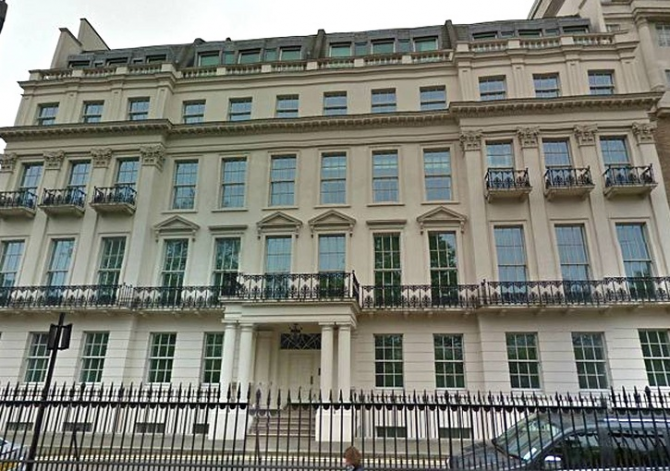 Hariri 's London Mansion, London (영국) : US $ 484 million