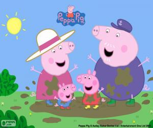 Peepa Pig Puzzle-Spiel