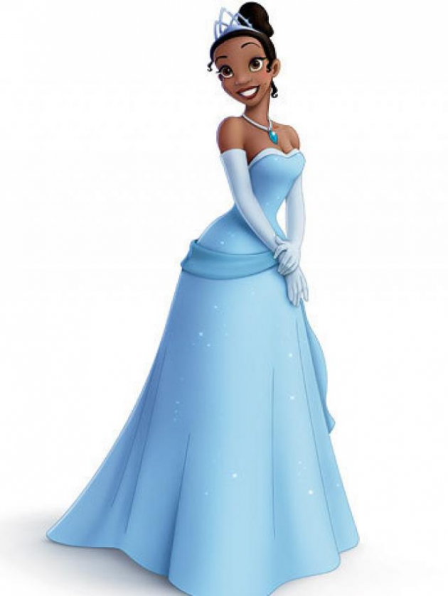 Tiana with princess costume