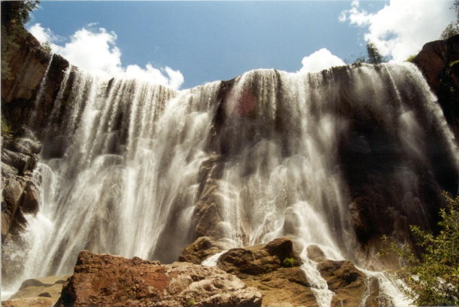 Chihuahua-Cusárare-Wasserfall.
