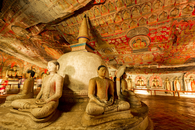 Goldener Tempel von Dambulla (Sri Lanka)