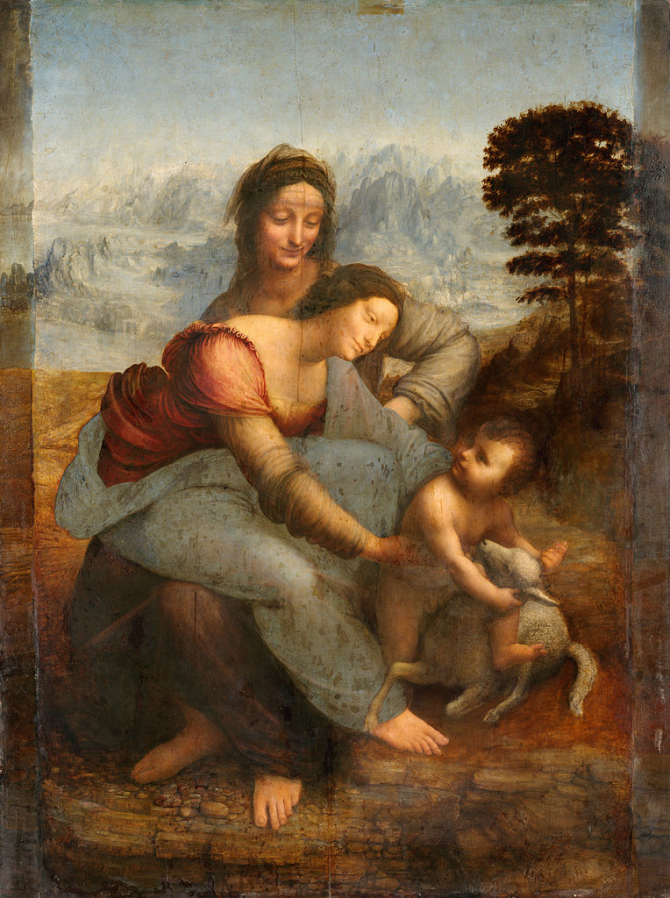 Богоматерь с младенцем со святой Анной
