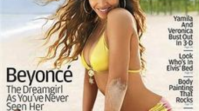 Foto di Beyoncé nella rivista illustrata Sports