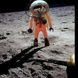 Neil Armstrong betritt am 21. Juli 1969 als erster Mensch den Mond