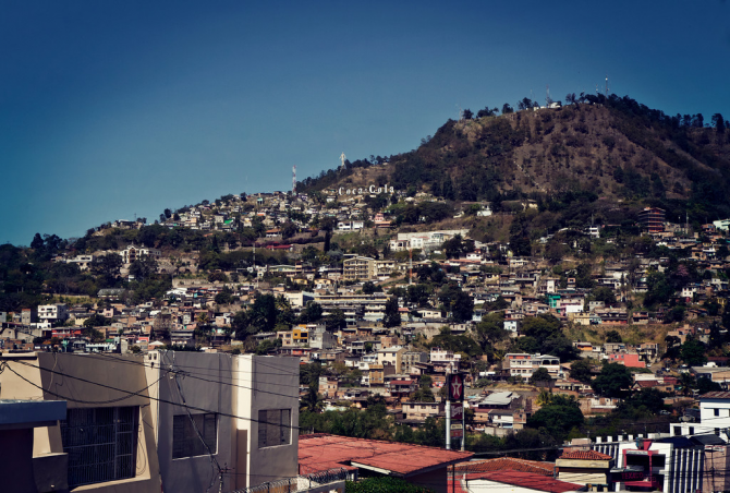 Stadt von Tegucigalpa, Honduras