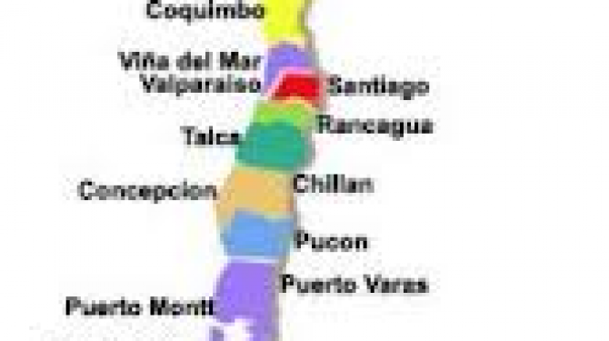 As 12 maiores e mais populosas cidades do Chile