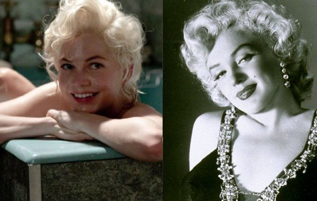 Michelle Williams replicated the mythical Marilyn Monroe