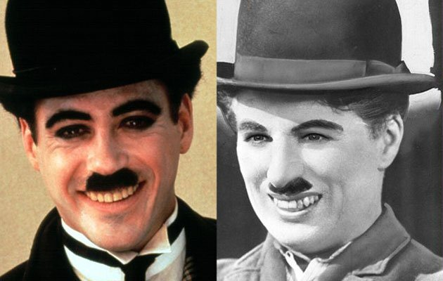 Oscar Robert Downey Jr. got into the skin of Charles Chaplin