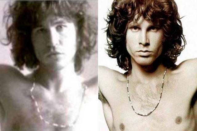 Val Kilmer memerankan Jim Morrison yang terkenal