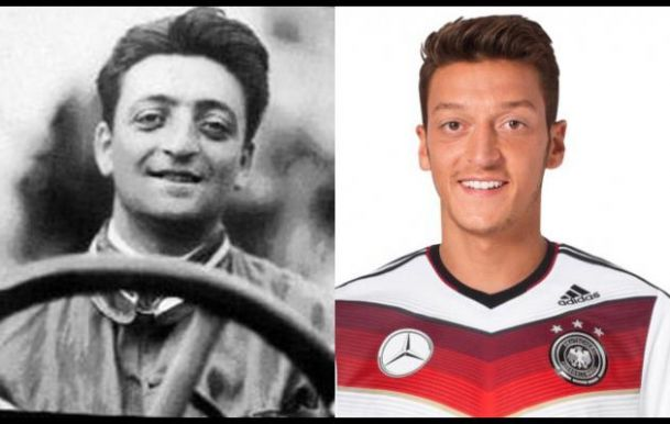 恩佐·法拉利（Enzo Ferrari）和厄齐尔（Özil）
