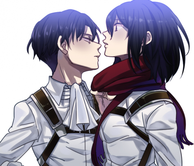 Rivaille and Mikasa