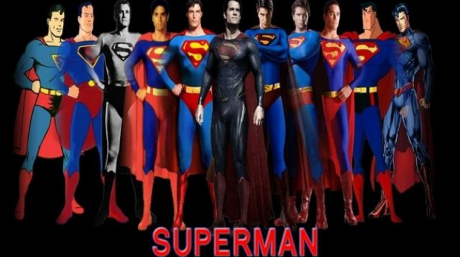 Разный Супермен в истории кино