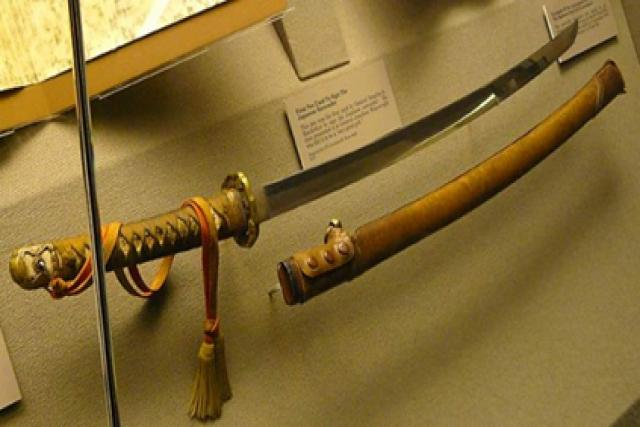 A espada de Tomoyuki Yamashita
