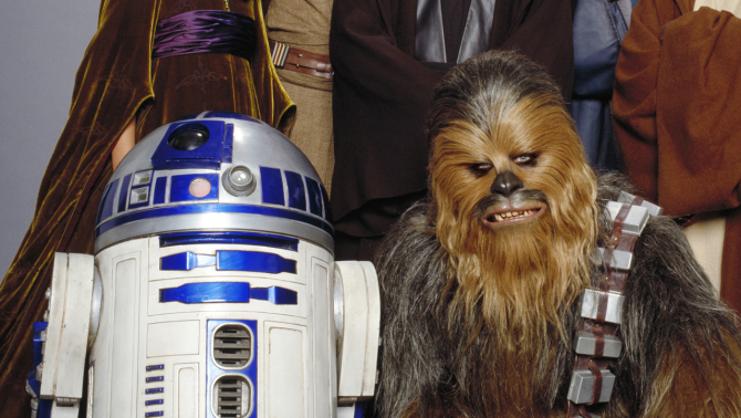 Chewbacca dan R2-D2 adalah agen rahasia pemberontak
