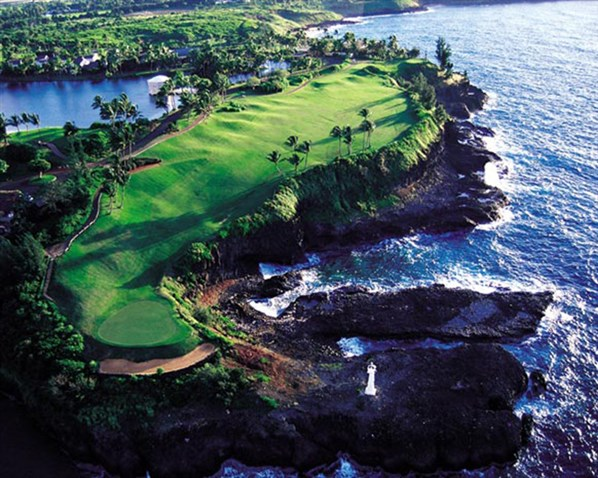 Klub Golf Kauai Lagoons, Hawaii