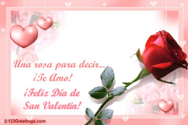 Dia de San Valentín / Dia de los enamorados (14 de Febrero)