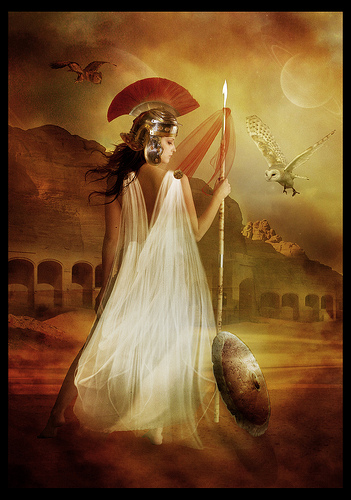 Atena, dea olimpica della saggezza