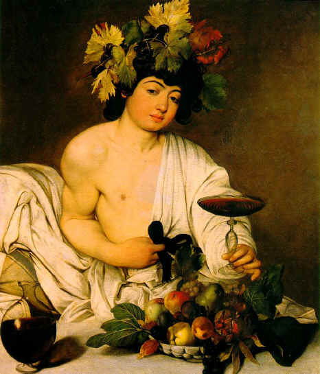 Dionysus, the Olympic god of wine