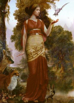 Persephone, goddess of spring