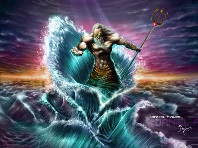 Poseidon, olympischer Gott des Meeres