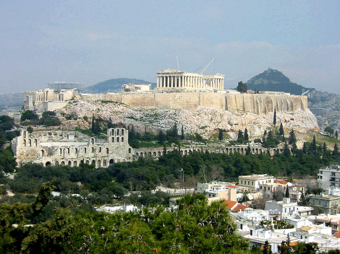 アテネのアクロポリス（ギリシャ）
