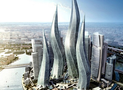 As Petro-fortunas em Dubai (Emirados Árabes Unidos)