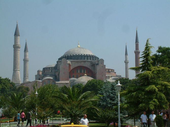 Basilica of Santa Sofia in Istanbul (Turkey)
