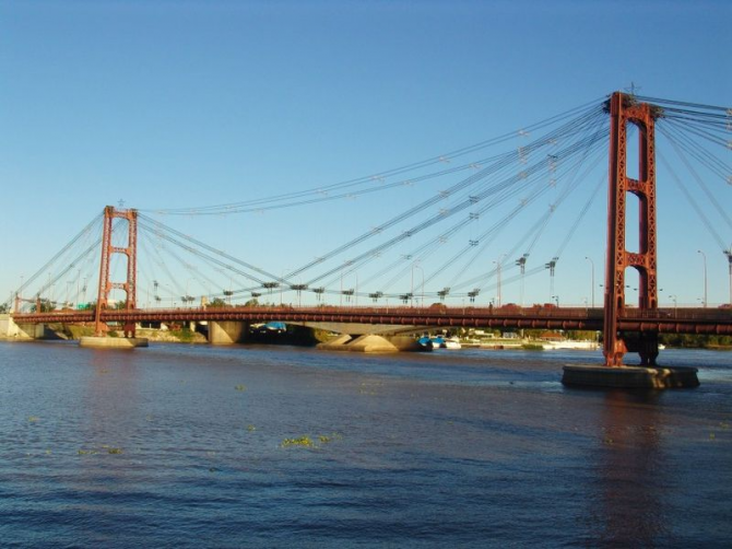 Pont suspendu à Santa Fe (Argentine)