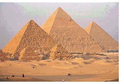 Pyramids of Gizeh (Egypt)