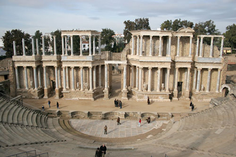 Teater Romawi di Mérida (Spanyol)